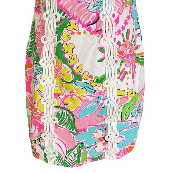 Lilly Pulitzer x Target Nosey Posey Floral Pastel Sleeveless Mini Dress - 4 - Picture 7 of 16